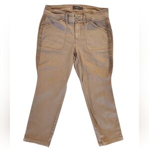 Torrid Khaki Buttoned Skinny - Mid Rise Pants - Women's Size 12